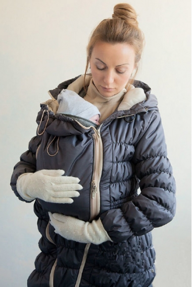 Слингокуртка мультисезонная Айта 3в1, темно-серый