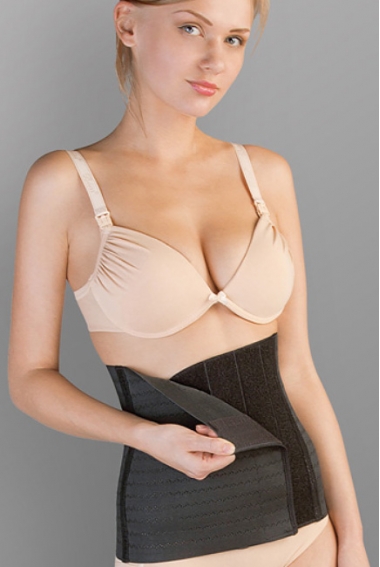 Бандаж послеродовой утягивающий  (после кесарева), черный Бандаж послеродовой утягивающий  (после кесарева), черный