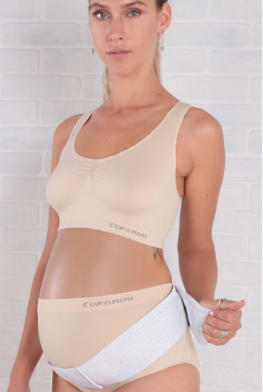 Бандаж для беременных дородовой (пояс), белый