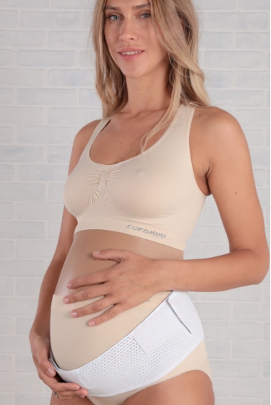 Бандаж до и послеродовой универсальный (пояс), белый Бандаж до и послеродовой универсальный (пояс), белый