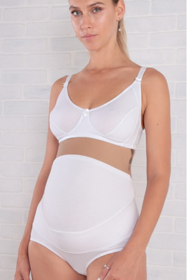 Бандаж-трусы для беременных высокий, белый Бандаж-трусы для беременных высокий, белый