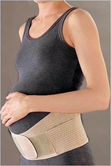 Бандаж для беременных и послеродовой универсальный (пояс), бежевый