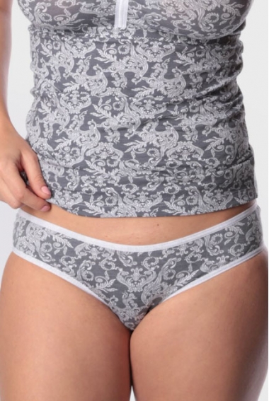 Трусы для беременных и после родов Universal (хлопок), серый узор Трусы для беременных и после родов Universal (хлопок), серый узор