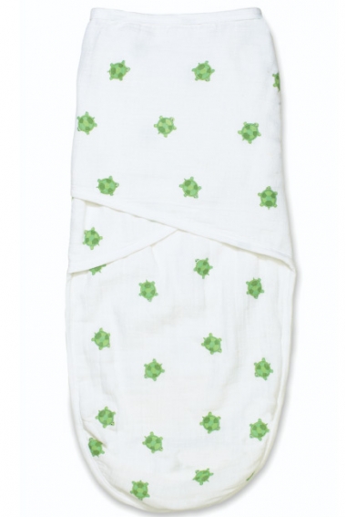 Пеленка кокон для новорожденных муслиновая на кнопках Aden&Anais,Lifesa hoot turtle