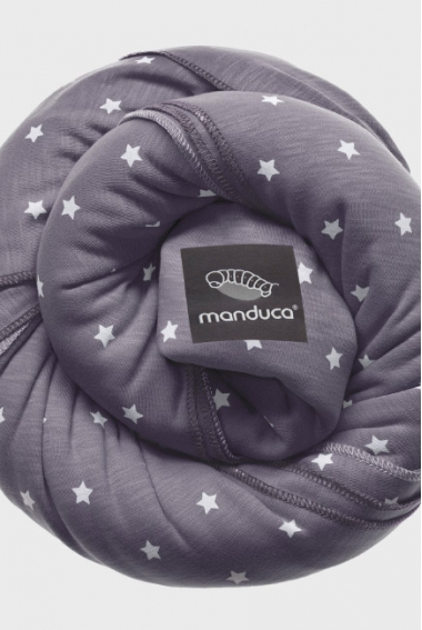 Слинг-шарф трикотажный Manduca, Limited Edition, Little Stars Slate