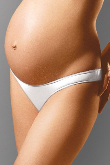 Трусы для беременных под живот (танга), белый Трусы для беременных под живот (танга), белый