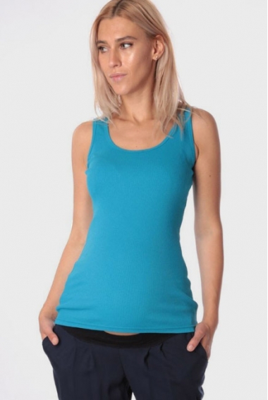 Майка для беременных, цвет бирюзовый