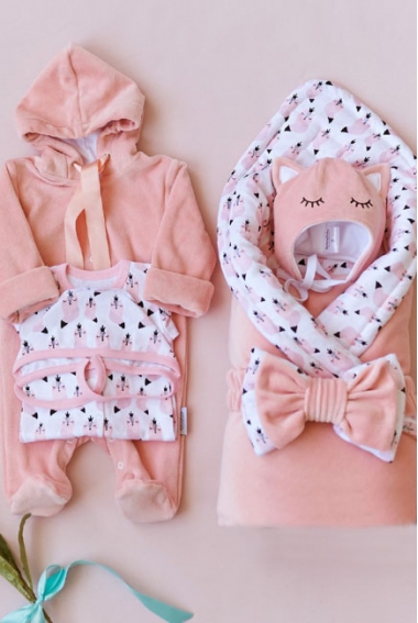 Комплект на выписку демисезонный, Valvina (6 предметов)