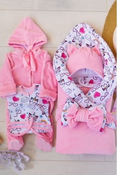 Комплект на выписку зимний, Caticorn (6 предметов)