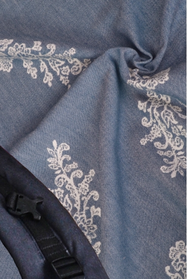 Эрго-рюкзак Diva Milano Reticella Eclipse Simple One! с шелком и льном