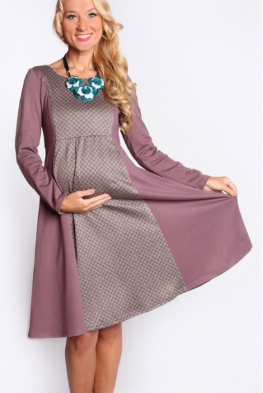 Платье для беременных и кормящих Анна, розовый щербет