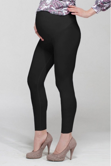 Леггинсы для беременных на живот, черные