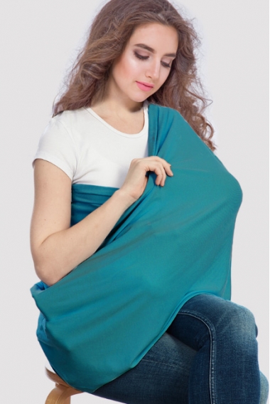 Накидка для кормления (милк снуд) 5 в 1, Smeraldo