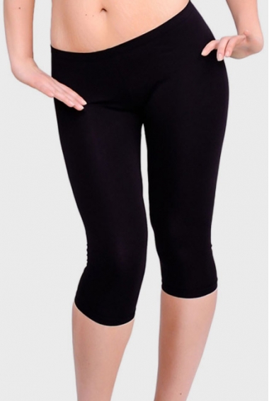 Бриджи для беременных и родивших с низкой талией, черные