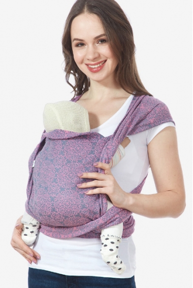 Май-слинг для ребенка "Blossom", розовый