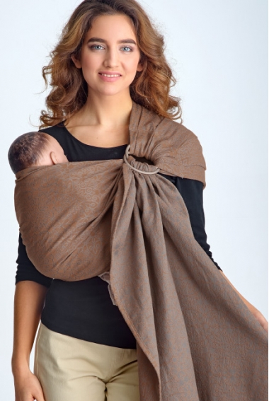 Слинг с кольцами шарфовый Diva Basico, Canela