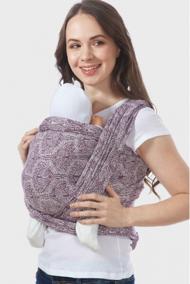 Слинг-шарф Floral, бордовый