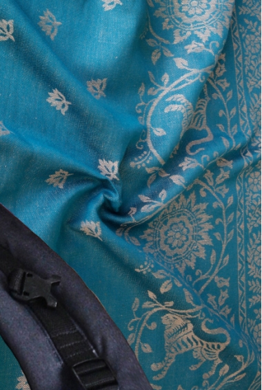 Эрго-рюкзак Diva Milano Barocco Lions Petrel, Simple One! со льном