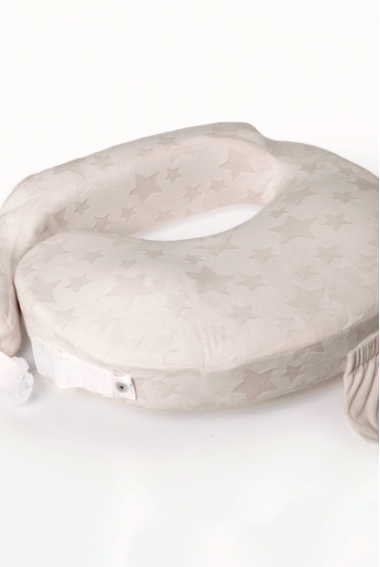 Подушка для кормления Loona эргономичная, Stars 3D экрю Подушка для кормления Loona эргономичная, Stars 3D экрю