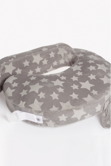 Подушка для кормления Loona эргономичная, Stars 3D серый Подушка для кормления Loona эргономичная, Stars 3D серый