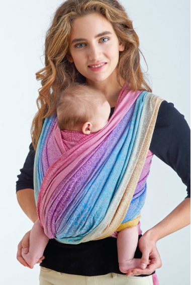 Слинг-шарф с рождения Diva Basico, Pastello (градация) Слинг-шарф с рождения Diva Basico, Pastello (градация)