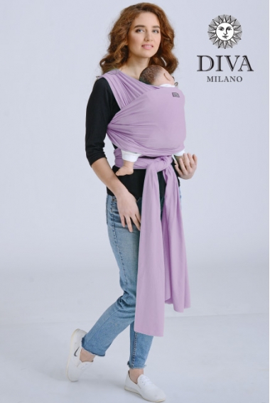 Трикотажный слинг-шарф с рождения Diva Stretchy, Lavanda