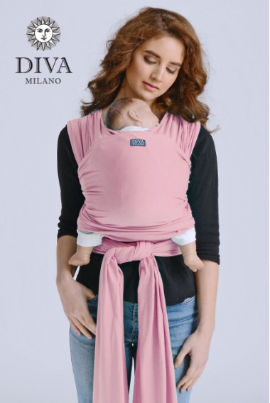 Трикотажный слинг-шарф Diva Stretchy, Pink