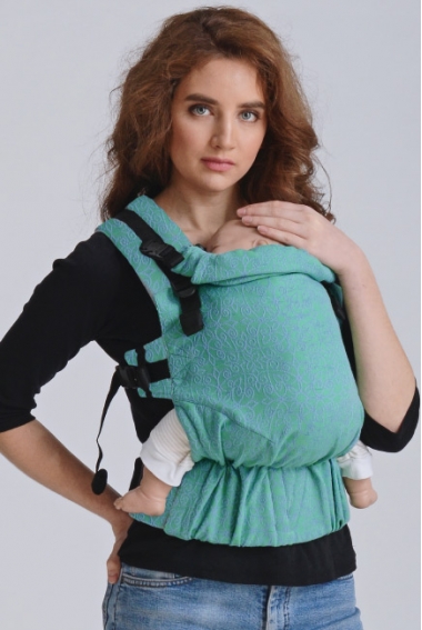 Эрго-рюкзак с рождения Diva Basico Lime One!