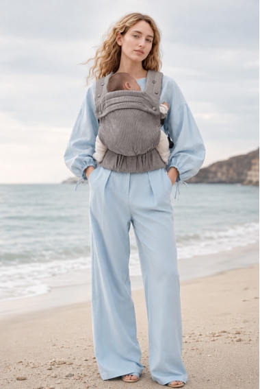 Слинг переноска на бедро Diva Milano, Velvet Grey