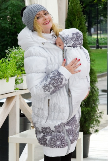 Diva Outerwear слингокуртка Bianco