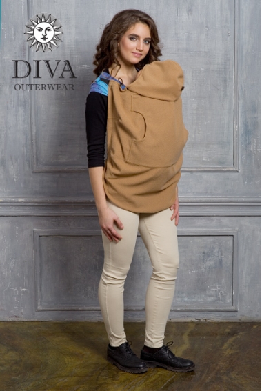 Слингонакидка из шерсти Diva Outerwear Cammello (верблюжий)