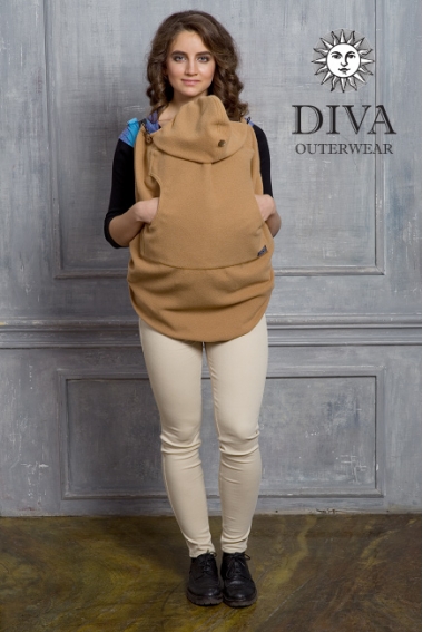 Слингонакидка из шерсти Diva Outerwear Cammello (верблюжий)