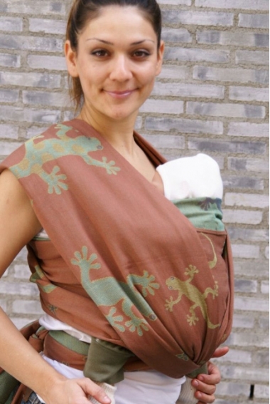 Слинг-шарф Didymos Gekkos Macchia (ящерицы)