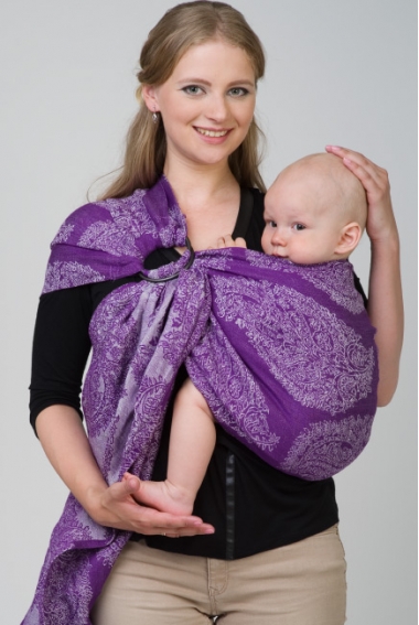 Слинг с кольцами Diva Essenza, Viola Linen