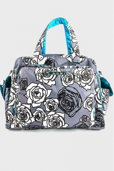 Дорожная сумка Ju-Ju-Be Be Prepared Charcoal Roses