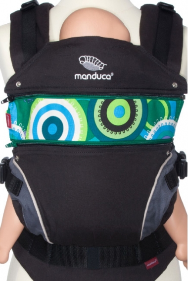 Вставка в удлинение спинки эрго-рюкзака Manduca, CircadelicGrass