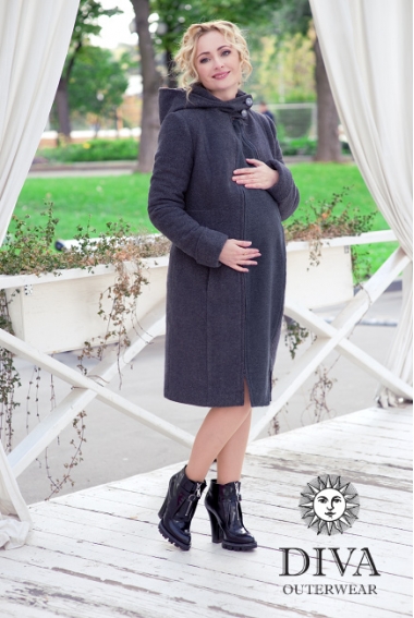 Слингопальто зимнее Diva Outerwear Antracite