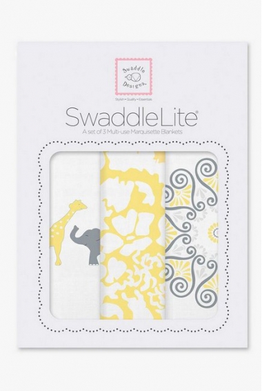 Набор пеленок SwaddleDesigns SwaddleLite SC Elephant/Chickies