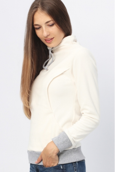 Толстовка YammyMammy (yummy mammy) флисовая, цвет "экрю"