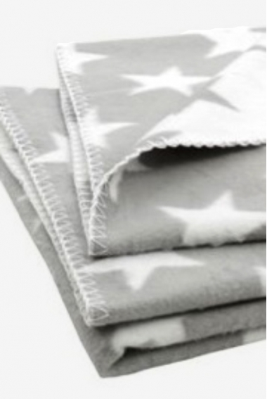 плед для новорожденных, цвет "Star grey"