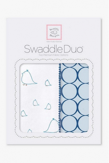 Набор пеленок SwaddleDesigns Swaddle Duo BL Big Chickies