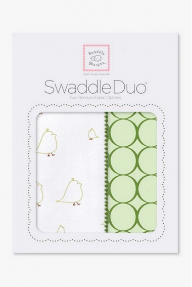 Набор пеленок SwaddleDesigns Swaddle Duo KW Big Chickies