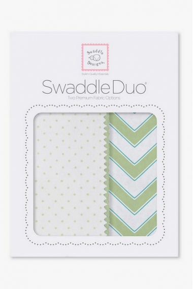 Набор пеленок SwaddleDesigns Swaddle Duo KW Classic Chevron
