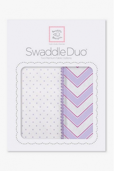 Набор пеленок SwaddleDesigns Swaddle Duo LV Classic Chevron