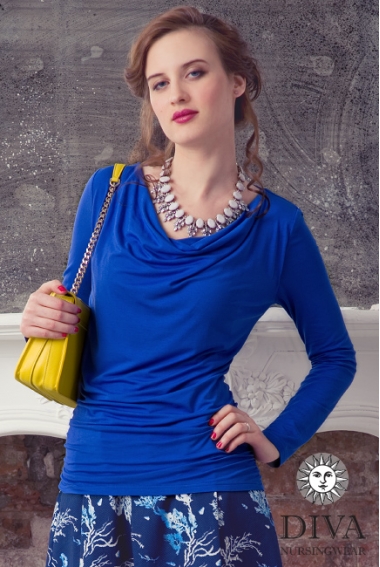 Топ для кормящих и беременных Diva Nursingwear Bella, цвет Azzurro
