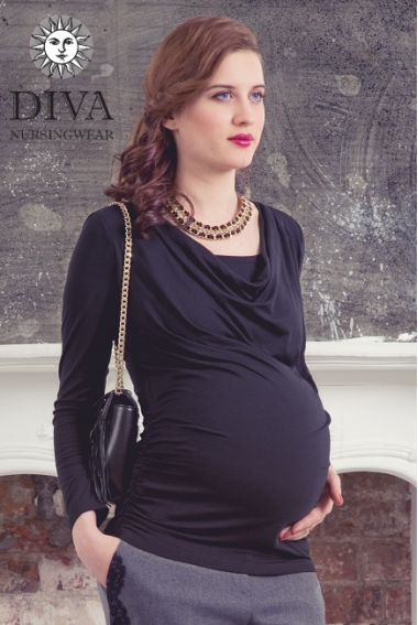 Топ для кормящих и беременных Diva Nursingwear Bella, цвет Nero