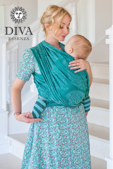 Слинг-шарф Diva Essenza, Smeraldo с бамбуком