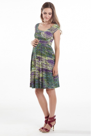 Платье Mothers en Vogue "Lola Mae", принт "Impasto Forest"