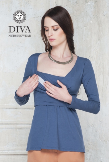 Топ для кормящих и беременных Diva Nursingwear Alba, цвет Notte