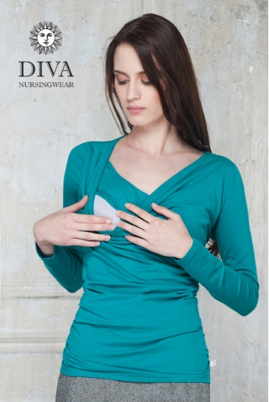 Топ для кормящих и беременных Diva Nursingwear Bella, цвет Smeraldo